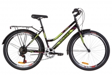 Велосипед 26 Discovery PRESTIGE WOMAN черно-салатный с малиновым 2019