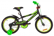 Велосипед 16 Formula FURY черно-зеленый с красным 2019