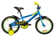 Велосипед 16 Formula FURY голубой с зеленым 2019