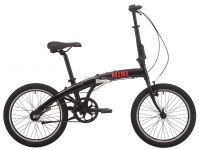 Велосипед 20 Pride MINI 3 черный/ярко-красный 2019