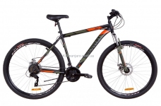 Велосипед 29 Discovery TREK AM 14G DD рама-20 St черно-оранжевый хаки (м) 2019