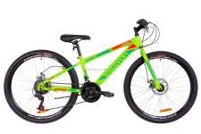 Велосипед 26 Discovery ATTACK 14G DD рама-13 St салатно-красный с бирюзовым 2019