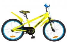 Велосипед 20 Formula SPORT  14G    рама-10,5 St желтый  с крылом Pl 2018