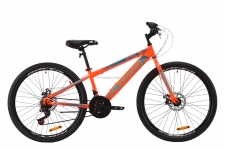 Велосипед 26 Discovery ATTACK  14G  DD  рама-13 St оранжево-бирюзовый   2020