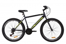 Велосипед 26 Discovery ATTACK  14G  Vbr  рама-18 St серо-желтый (м)   2020
